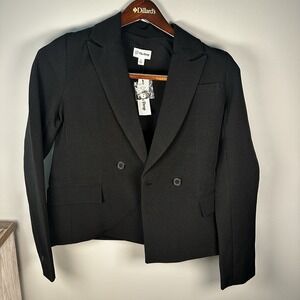 The Drop Jones Classic Slim Two Button Blazer Size XS Black NWT